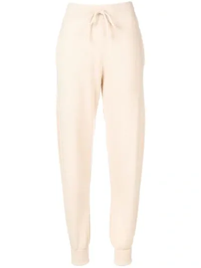 Chloé Knitted Tapered Trousers In Neutrals