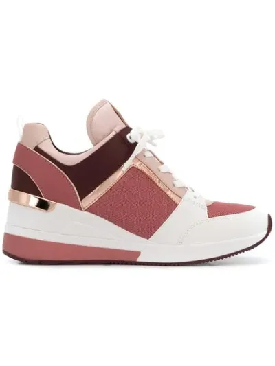 Michael Michael Kors Hi-top Sneakers In Pink