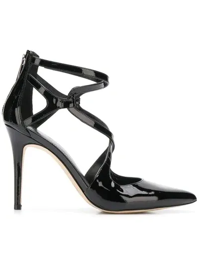 Michael Michael Kors Women's Catia Closed Toe Strappy Pumps In Black