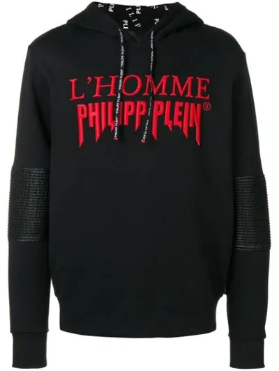 Philipp Plein Hooded Sweatshirt In Black