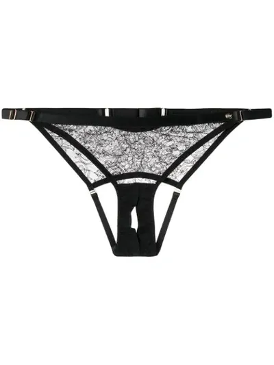 Something Wicked Annabel Lace Briefs In Black