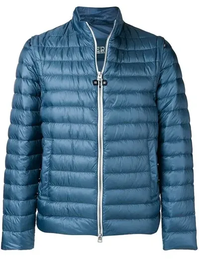 Herno Padded Jacket In Blue