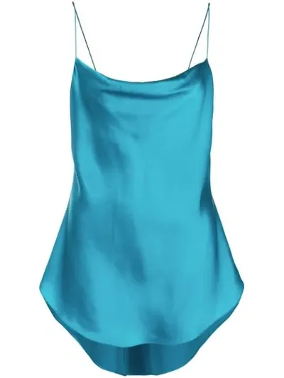 Cinq À Sept Marta Slip Top In Blue