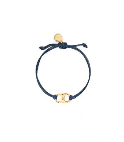 Tory Burch Embrace Ambition Bracelet In Tory Navy/tory Gold