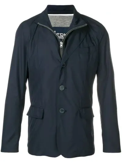 Herno Lightweight Jacket In Blue