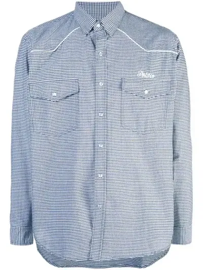 Palace Going Ham Button-front Shirt In Blue