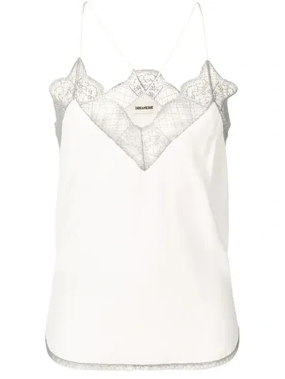 Zadig & Voltaire Christy Top In White