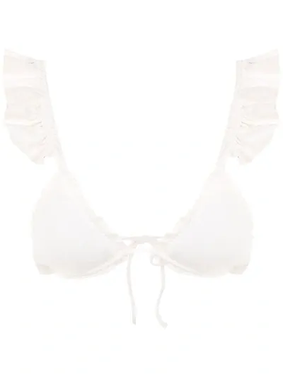 Clube Bossa Laven Bikini Top In White