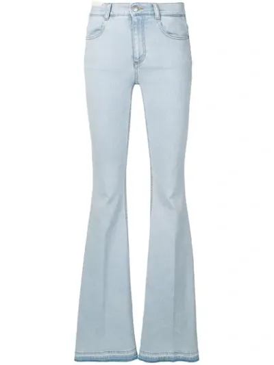 Stella Mccartney Slim Flared Jeans In Blue