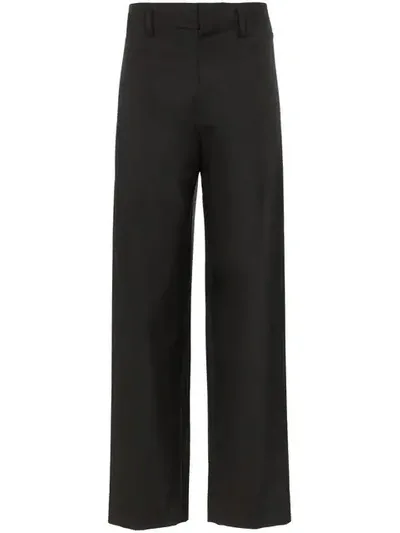 Edward Crutchley Wide Leg Trousers In Black