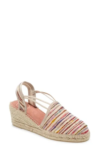 Toni Pons Tania Espadrille Wedge In Multi Fabric