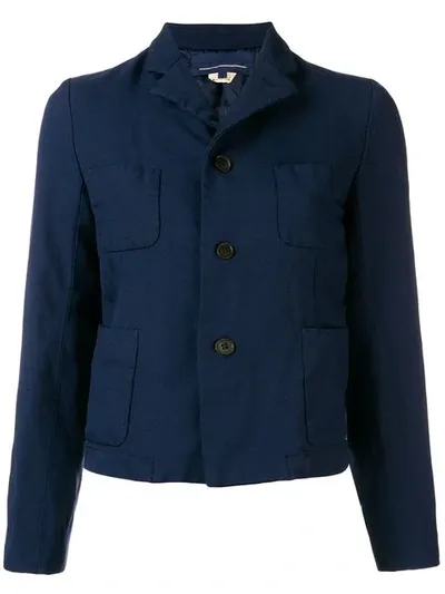 Comme Des Garcons Girl Boxy Fit Jacket In Blue