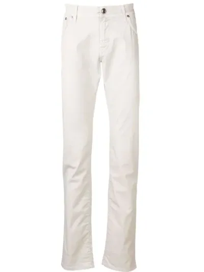 Corneliani Slim-fit Jeans In Neutrals