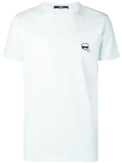 Karl Lagerfeld Ikonik Karl Patch T-shirt In Green