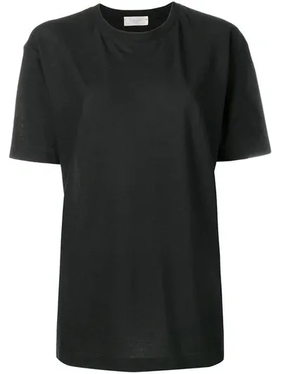 Zanone Crew Neck T-shirt In Black