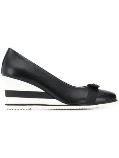 Baldinini Wedge Heel Pumps In Black