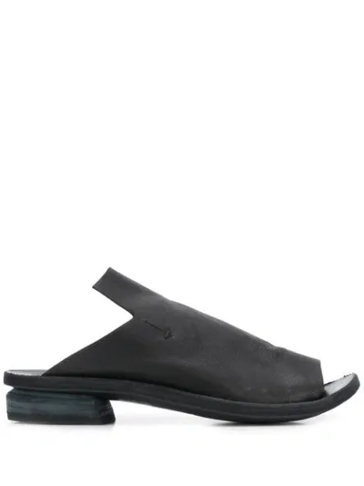 Officine Creative Open Toe Mules In Black