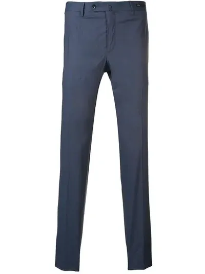 Pt01 Slim Fit Trousers In Blue