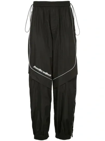 Juunj Oversized Track Pants In Black