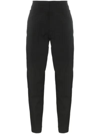 Descente Tapered Tailored Trousers In Black