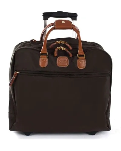 Bric's Black Rolling Pilot Case Luggage