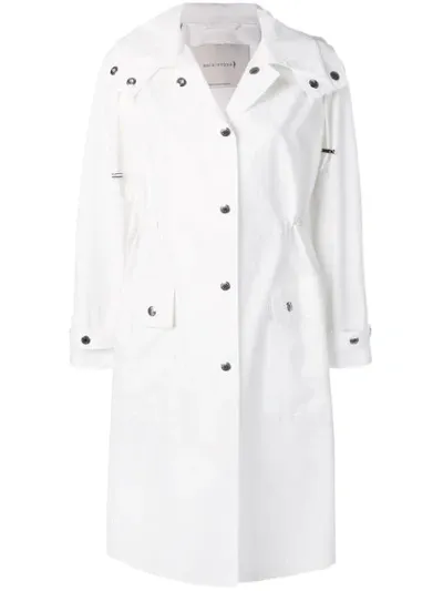 Mackintosh White Hooded Coat Lm-098st