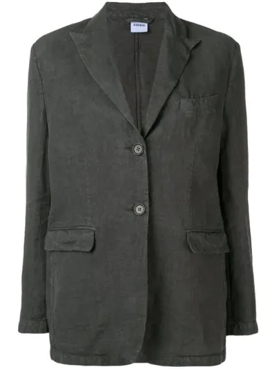 Aspesi Oversized Blazer In Grey