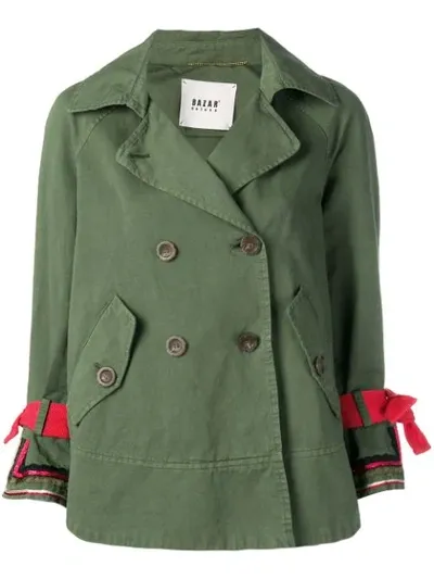 Bazar Deluxe Double-breasted Jacket In Green