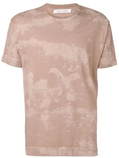 Alyx Camouflage Logo T-shirt In Neutrals