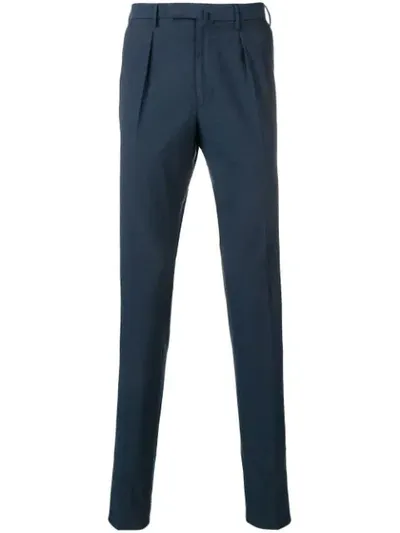 Incotex Slim Tailored Trousers In Blue