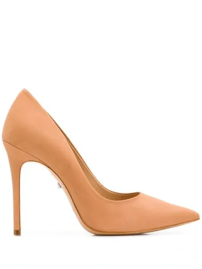 Schutz Honey Suede Pumps In Neutrals