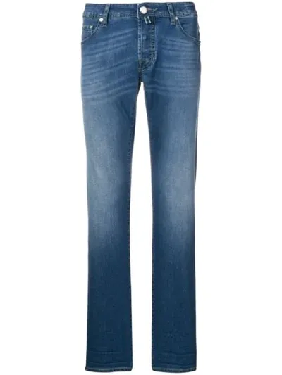 Jacob Cohen Straight Leg Jeans In Blue