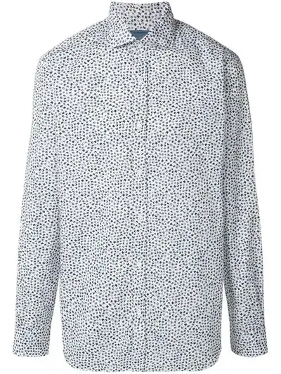 Barba Floral-print Shirt In White