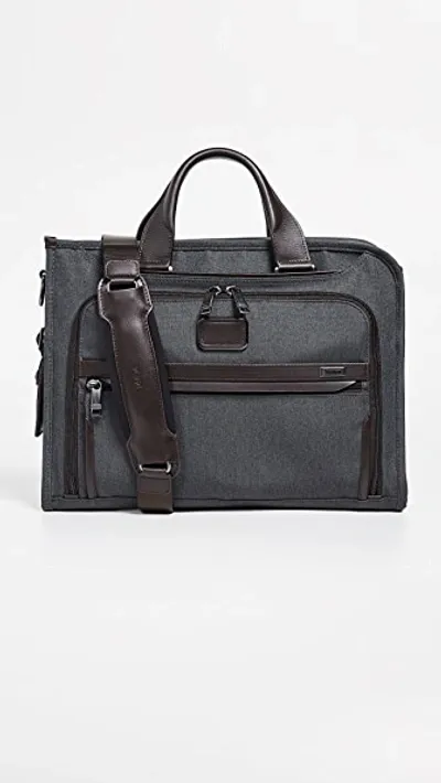 Tumi Alpha Slim Deluxe Portfolio In Anthracite