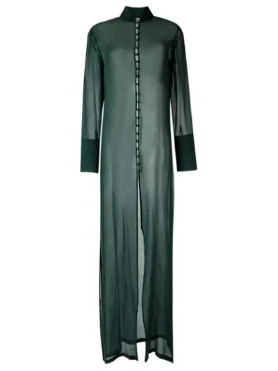 Adriana Degreas Maxi Dress In Green