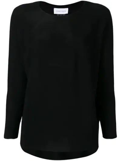 Christian Wijnants Round Neck Jumper In Black