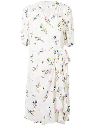 Vivetta Printed Midi Dress In White