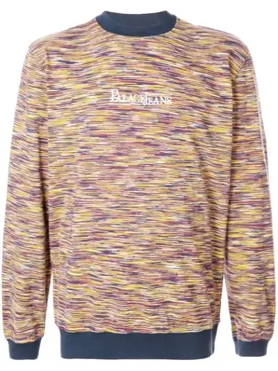 Palace Space Yarn Jeans Sweatshirt In Multicolour