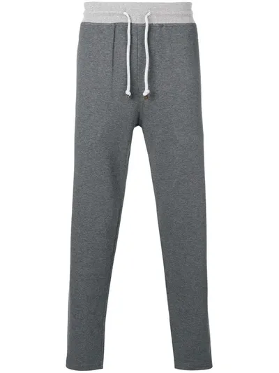 Brunello Cucinelli Plain Track Pants In Grey