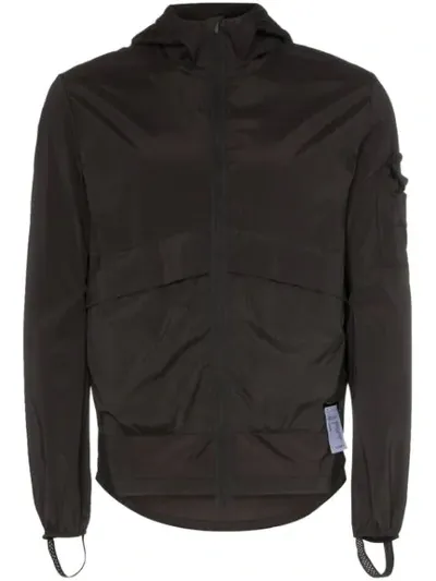 Satisfy Run Away Windbreaker Jacket In Black