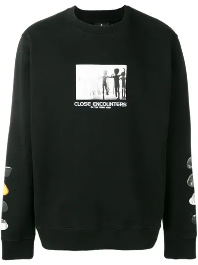 Marcelo Burlon County Of Milan Aliens Sweatshirt In Black