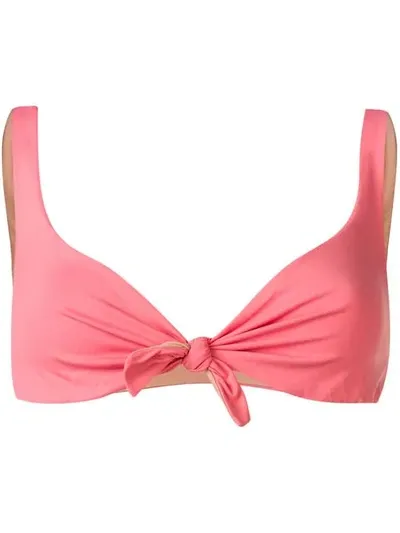 Fisico Bow Bikini Top In F7214 Flam/nude