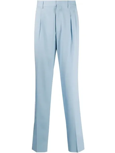 Stella Mccartney Straight-leg Trousers In Light Blue