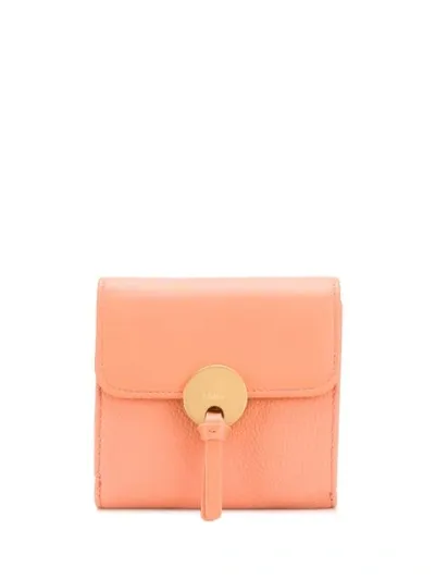 Chloé Small Indy Wallet In Orange