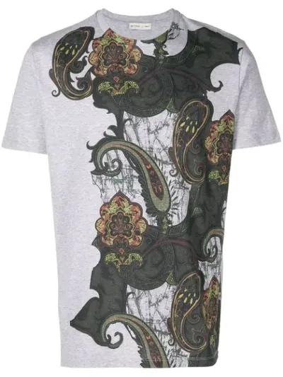 Etro Paisley Print T-shirt In Grey