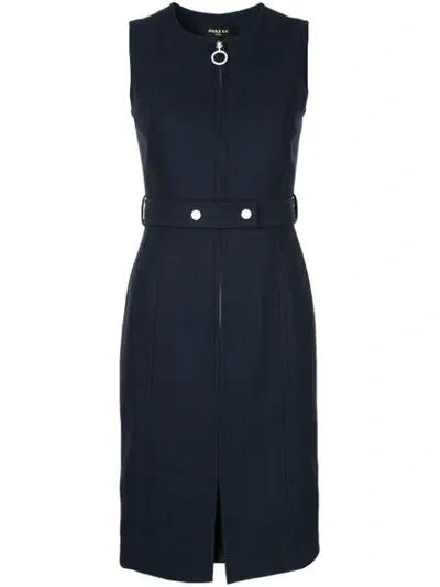 Paule Ka Panelled Dress In Blue