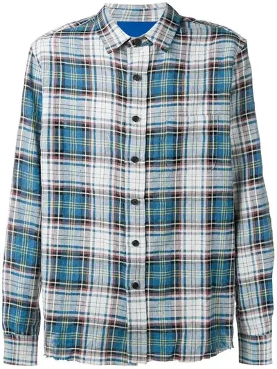 Simon Miller Plaid Shirt In Blue