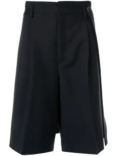 Jil Sander Wide-leg Shorts In Blue