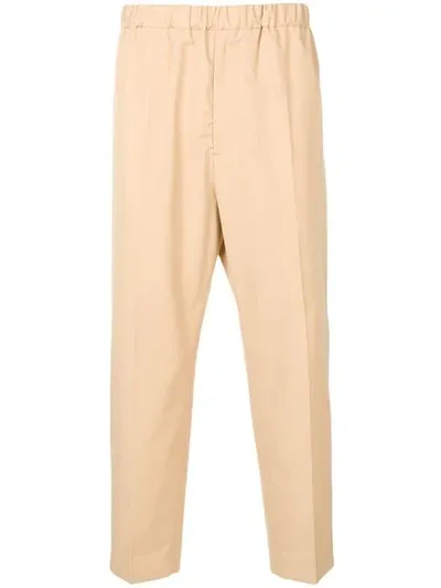 Jil Sander Pull-on Trousers In Neutrals