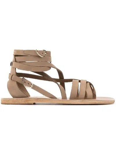 Ancient Greek Sandals Satira Sandals In Brown